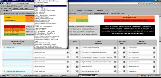 Safe Work Method Statement