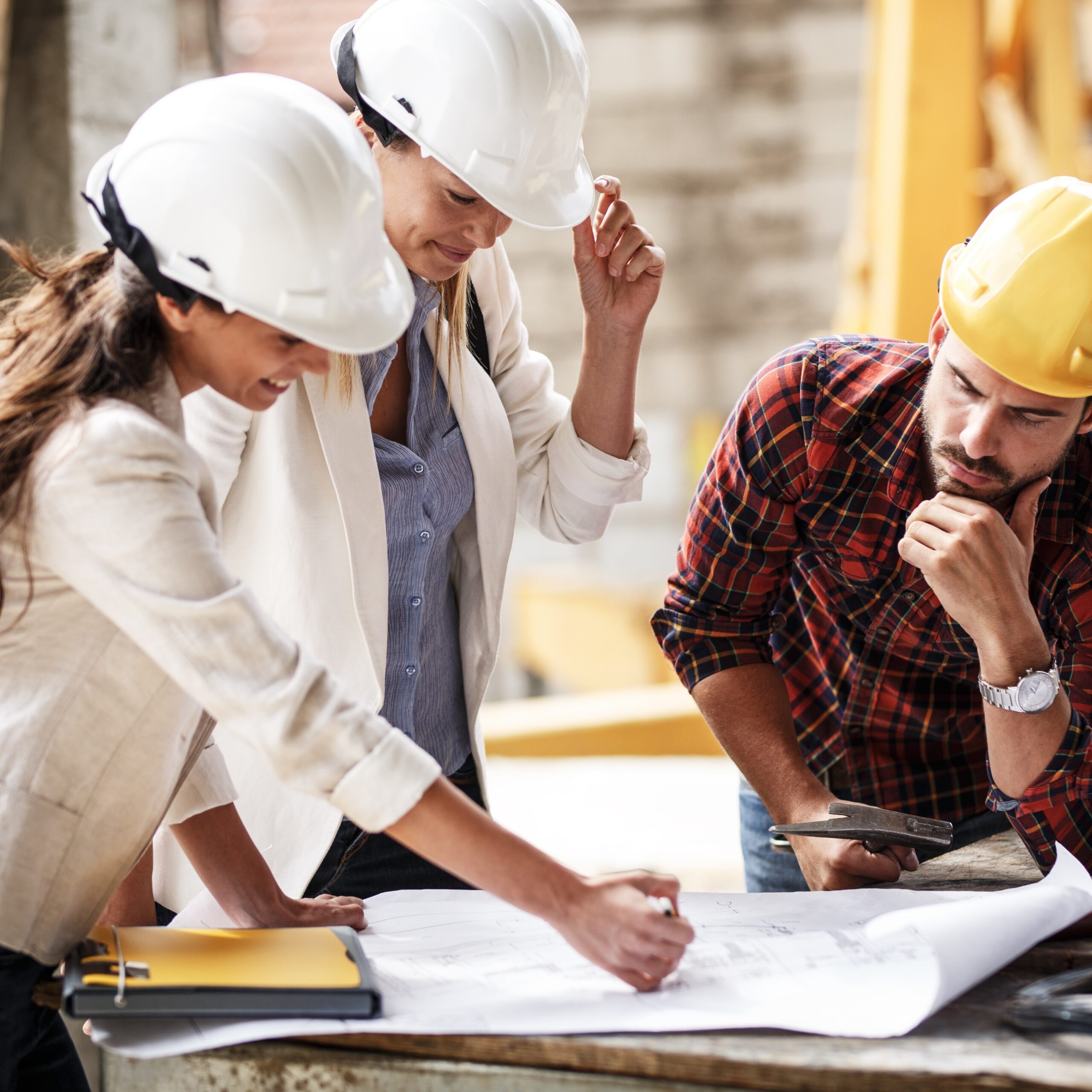 Builder, client and engineer